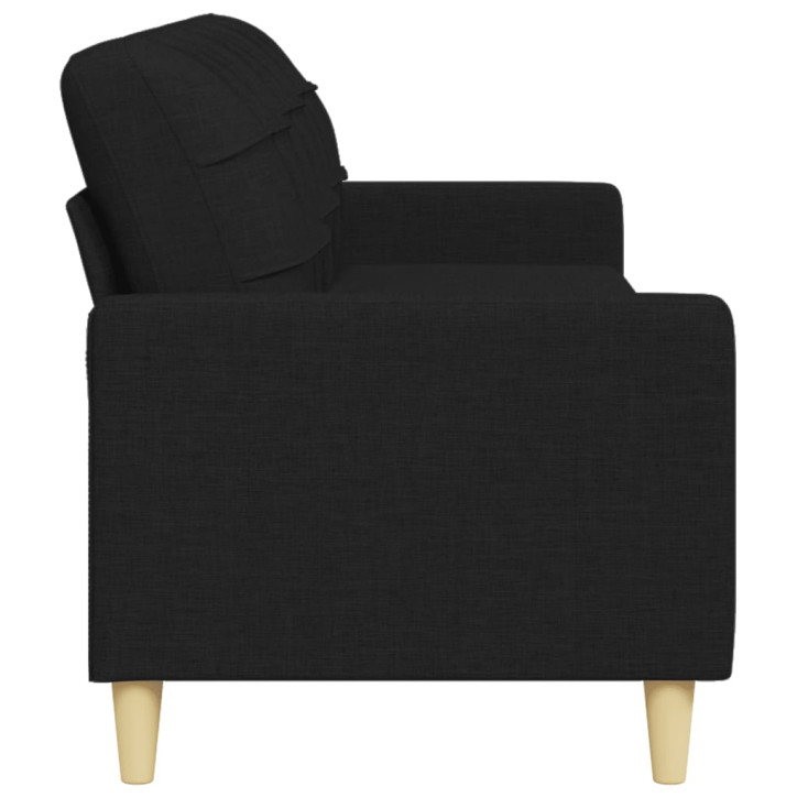 Trivietė sofa, rudos spalvos, 210cm, audinys