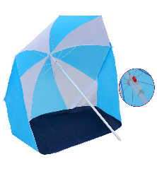 Paplūdimio skėtis, mėlynas...