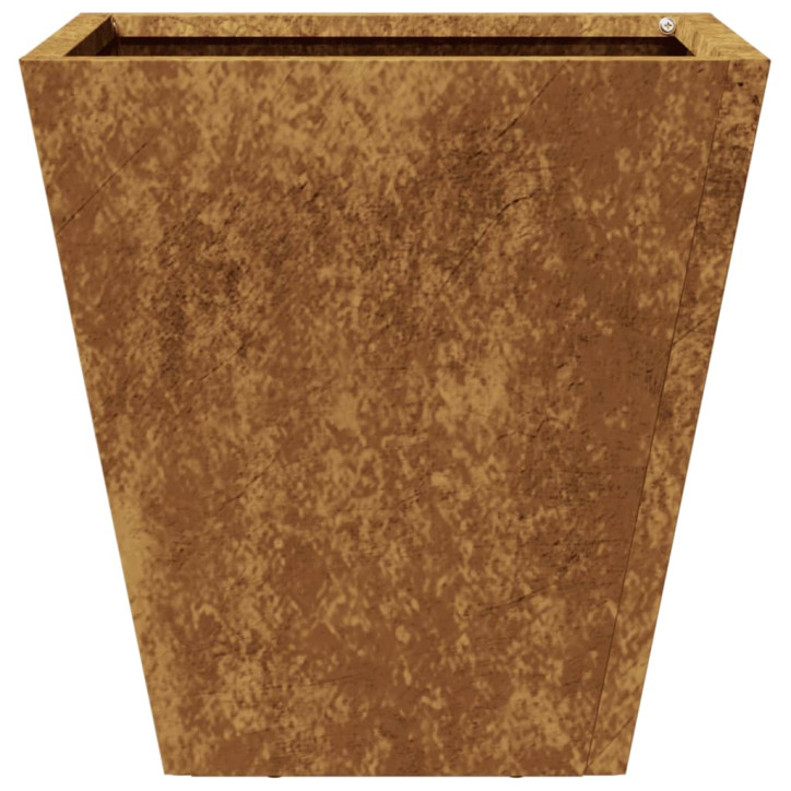 Sodo lovelis, 30x30x30cm, corten plienas