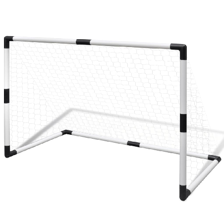 Vaikiški Mini Futbolo Vartai su Tinklu, 2 vnt., 91,5 x 48 x 61 cm