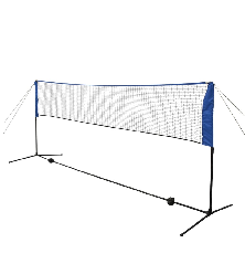 Badmintono tinklas su plunksninukais, 300x155 cm