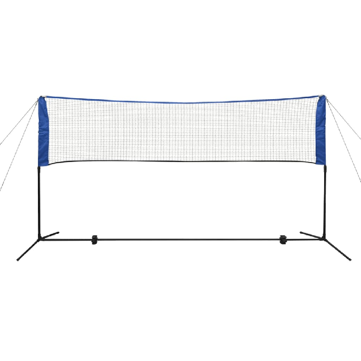 Badmintono tinklas su plunksninukais, 300x155 cm