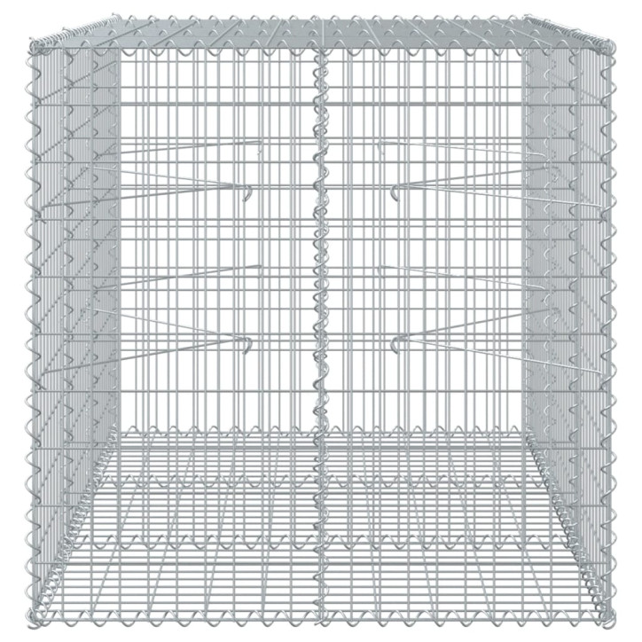 Gabiono krepšys su dangčiu, 150x100x100cm, galvanizuota geležis