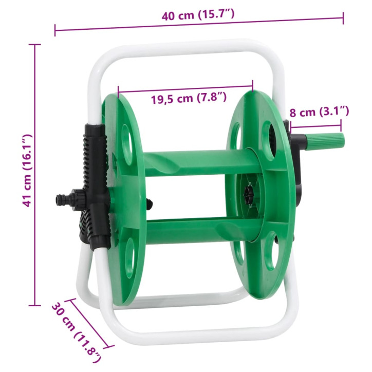 Pastatoma žarnos ritė, žalia, 45m, 1/2", plieninei žarnai