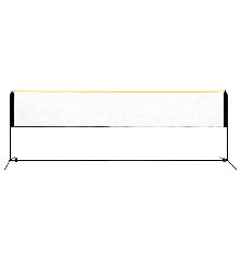 Reguliuojamas badmintono tinklas, 500x103x94–158cm, metalas