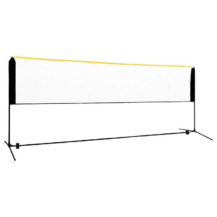 Reguliuojamas badmintono tinklas, 400x103x94–158cm, metalas