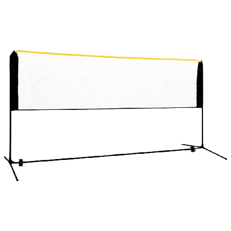 Reguliuojamas badmintono tinklas, 300x103x94–158cm, metalas