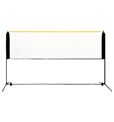 Reguliuojamas badmintono tinklas, 300x103x94–158cm, metalas