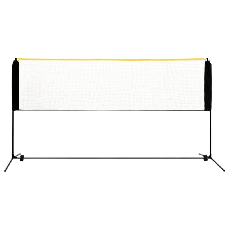 Reguliuojamas badmintono tinklas, 300x103x94–158cm, metalas