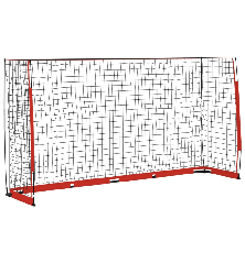 Futbolo vartai, 366,5x91x183cm, plienas