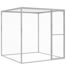 Narvas katėms, 1,5x1,5x1,5m, galvanizuotas plienas