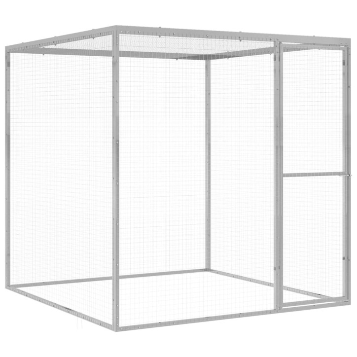 Narvas katėms, 1,5x1,5x1,5m, galvanizuotas plienas