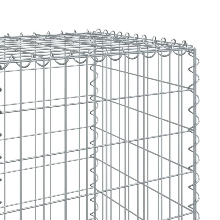 Gabiono krepšys su dangčiu, 1200x50x150cm, galvanizuota geležis