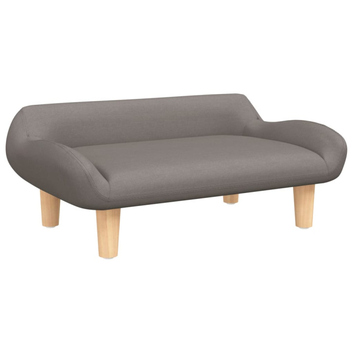 Vaikiška sofa, taupe spalvos, 70x40x24cm, audinys