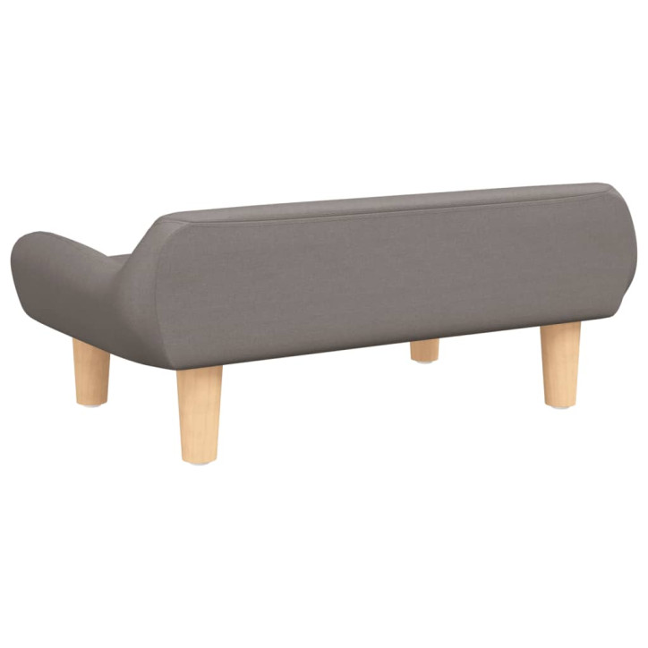 Vaikiška sofa, taupe spalvos, 70x40x24cm, audinys