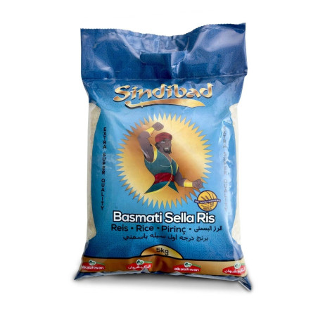 Basmati SELLA ryžiai „SINDIBAD“ 5 kg