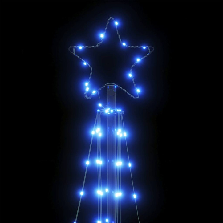 Šviečianti Kalėdų eglutė, 363 mėlynos LED, 182cm