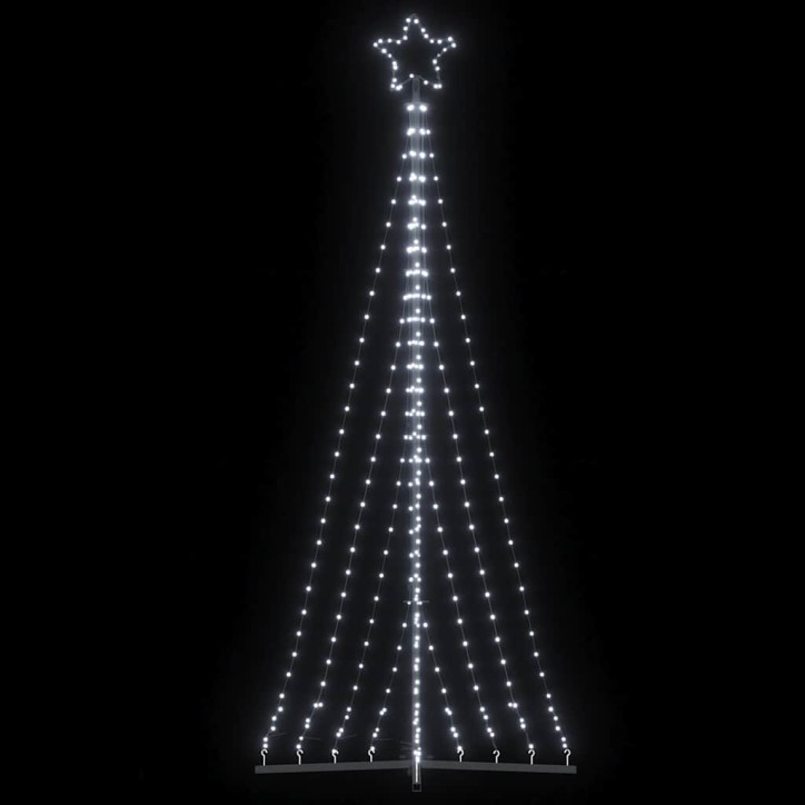 Šviečianti Kalėdų eglutė, 447 šaltos LED, 249cm