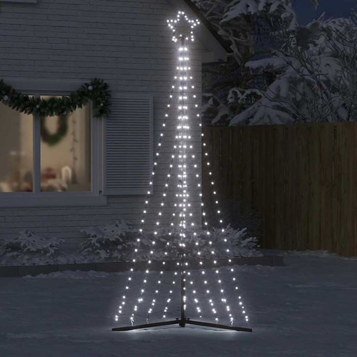 Šviečianti Kalėdų eglutė, 447 šaltos LED, 249cm