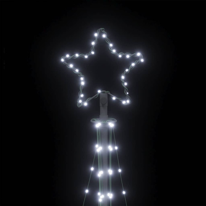 Šviečianti Kalėdų eglutė, 447 šaltos LED, 249cm