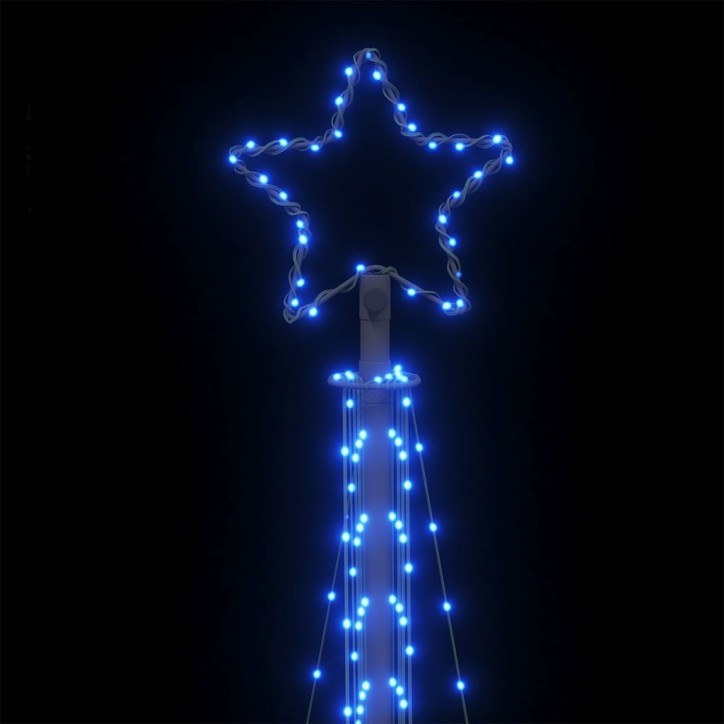 Šviečianti Kalėdų eglutė, 495 mėlynos LED, 300,5cm