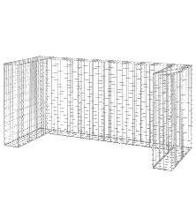 Gabiono siena konteineriams, 250x100x110cm, plienas