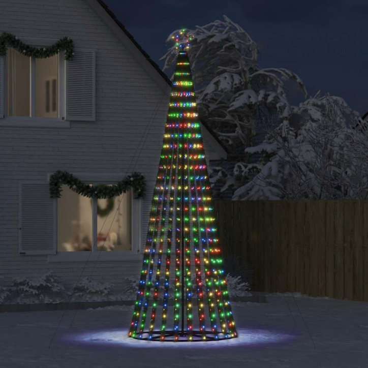 Šviečianti Kalėdų eglutė, 1028 LED, 403cm, kūgio formos