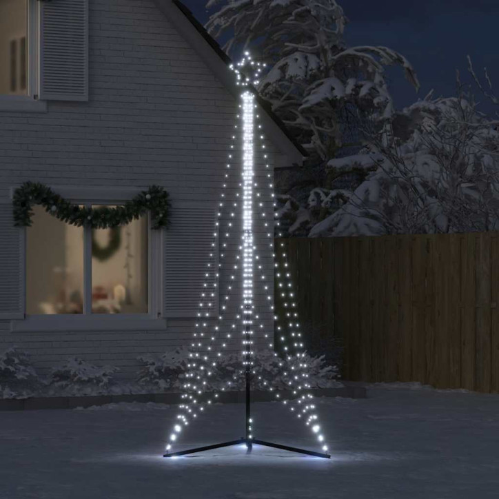 Šviečianti Kalėdų eglutė, 525 šaltos LED, 302cm