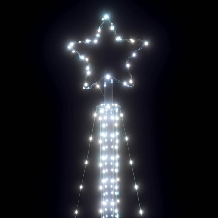 Šviečianti Kalėdų eglutė, 525 šaltos LED, 302cm