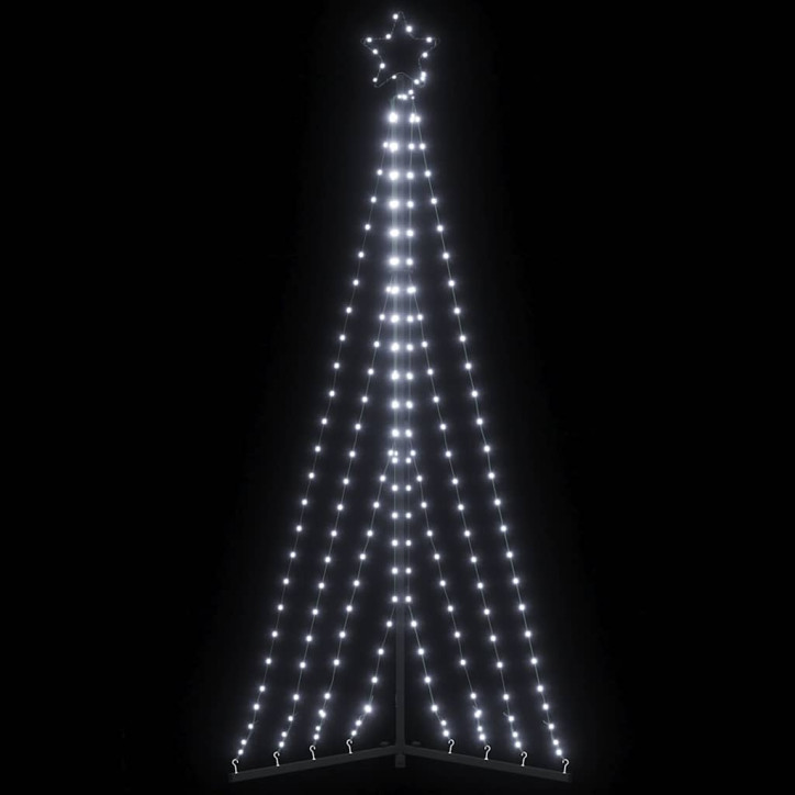 Šviečianti Kalėdų eglutė, 339 šaltos LED, 187cm