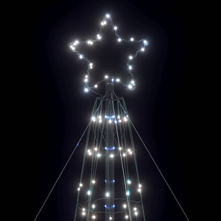 Šviečianti Kalėdų eglutė, 1534 šaltos LED, 503cm, kūgio formos