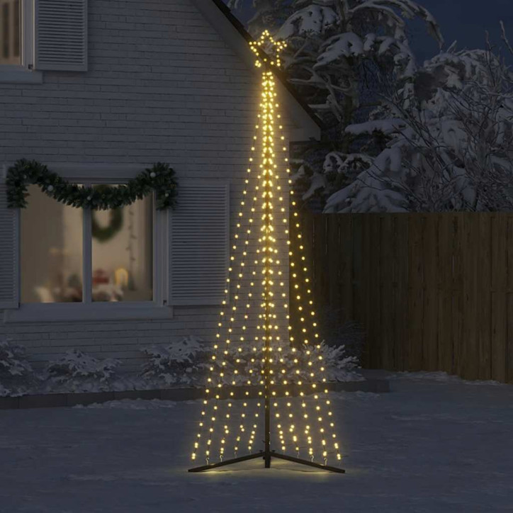 Šviečianti Kalėdų eglutė, 495 šiltos LED, 300,5cm