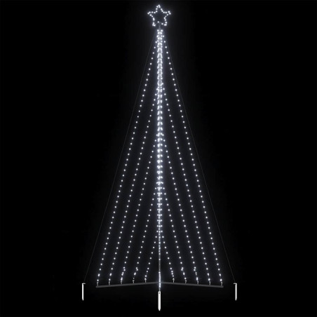 Šviečianti Kalėdų eglutė, 570 šaltos LED, 399cm