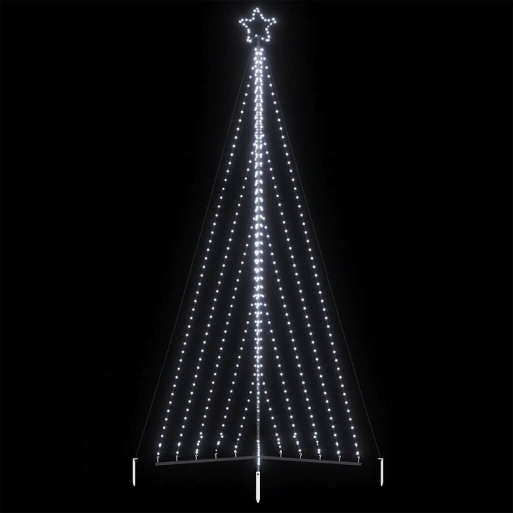 Šviečianti Kalėdų eglutė, 570 šaltos LED, 399cm