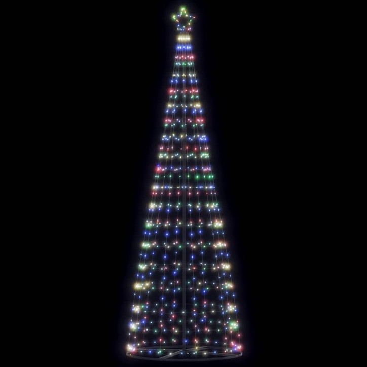 Šviečianti Kalėdų eglutė, 550 LED, 304cm, kūgio formos