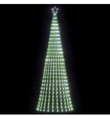 Šviečianti Kalėdų eglutė, 247cm, 475 šaltos LED, kūgio formos