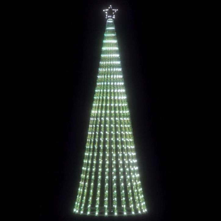 Šviečianti Kalėdų eglutė, 247cm, 475 šaltos LED, kūgio formos