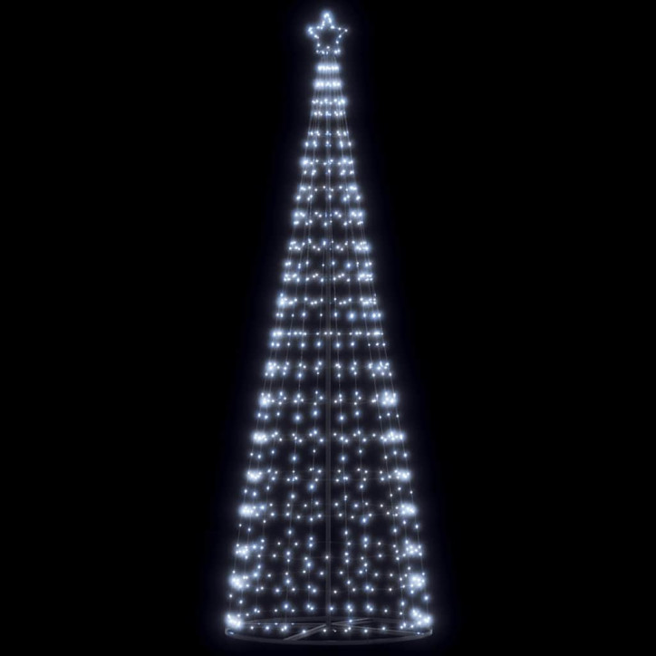 Šviečianti Kalėdų eglutė, 550 šaltos LED, 304cm, kūgio formos