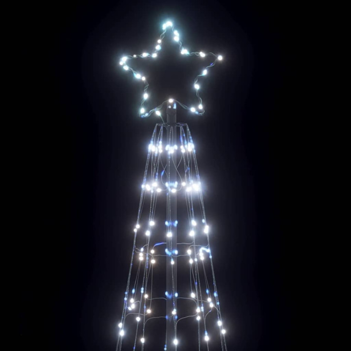 Šviečianti Kalėdų eglutė, 550 šaltos LED, 304cm, kūgio formos