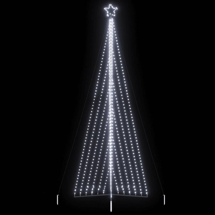 Šviečianti Kalėdų eglutė, 789 šaltos LED, 476cm