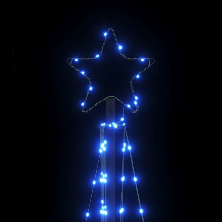 Šviečianti Kalėdų eglutė, 339 mėlynos LED, 187cm