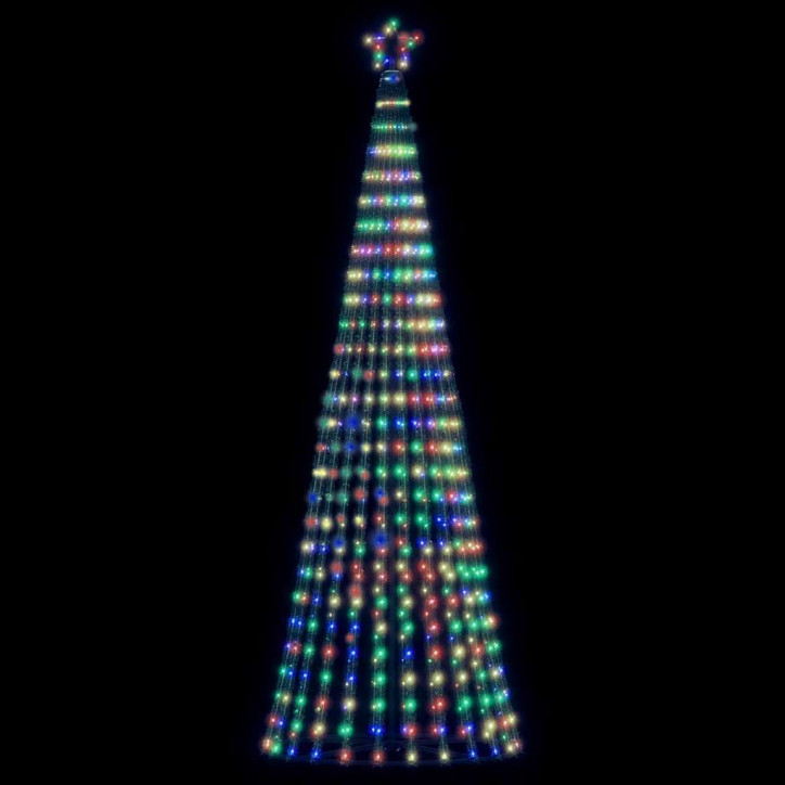 Šviečianti Kalėdų eglutė, 475 LED, 247cm, kūgio formos