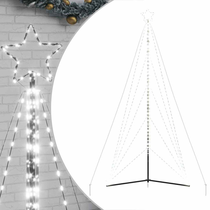 Šviečianti Kalėdų eglutė, 615 šaltos LED, 404,5cm