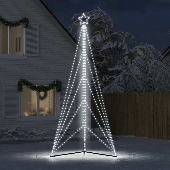 Šviečianti Kalėdų eglutė, 615 šaltos LED, 404,5cm