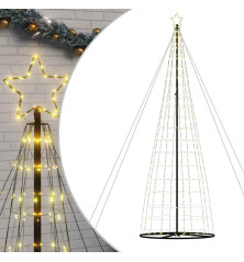 Šviečianti Kalėdų eglutė, 1534 šiltos LED, 503cm, kūgio formos