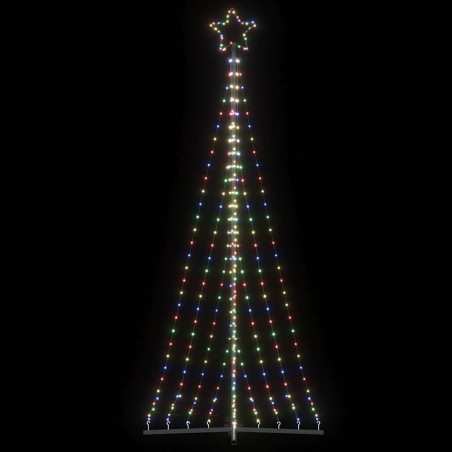 Šviečianti Kalėdų eglutė, 447 LED, 249cm