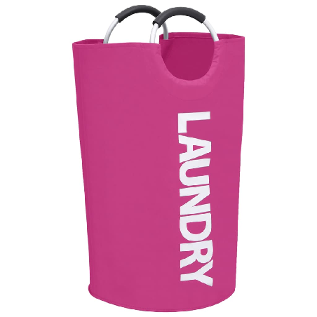 Skalbinių rūšiavimo krepšys, rožinės spalvos