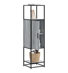 Highboard Gray Sonoma inžinerinis medis ir metalas