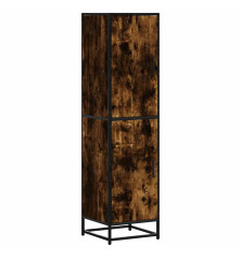 Highboard Rūkytas ąžuolas 35,5x35x139 cm Mediena ir metalas