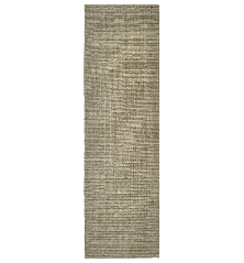 Kilimas, taupe spalvos, 80x250cm, natūralus sizalis